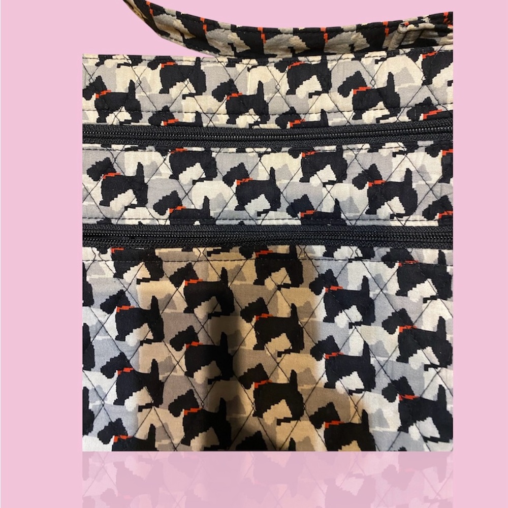 Vera Bradley Black, Red and White Crossbody Bag - Picture 3 of 9